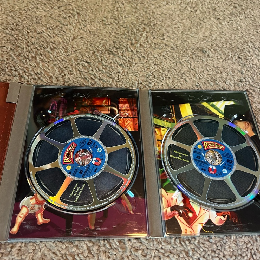 Who Framed Roger Rabbit 2 Disc and Extras Set - Picture 3 of 7